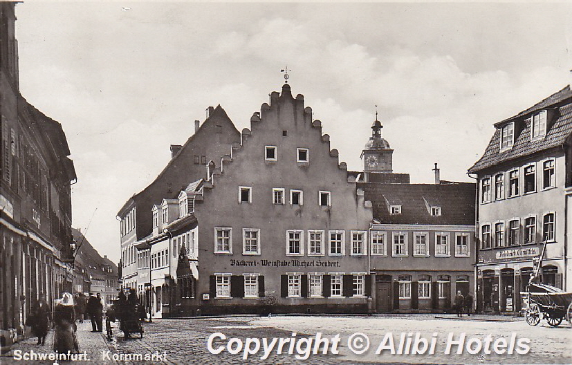 Hotel Alibi Postkarte alt