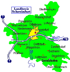 Landkreis Karte